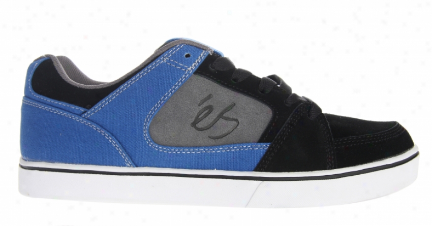 Es Slant Skate Shoes Black/grey/blue