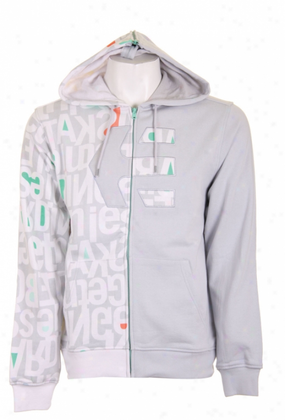 Etnies 50/50 Zip Hoodie Light Grey