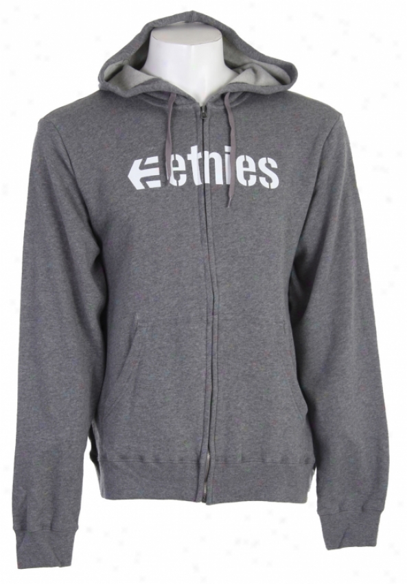 Etnies Corporate 09 Full Zip Hoodie Grey/heather