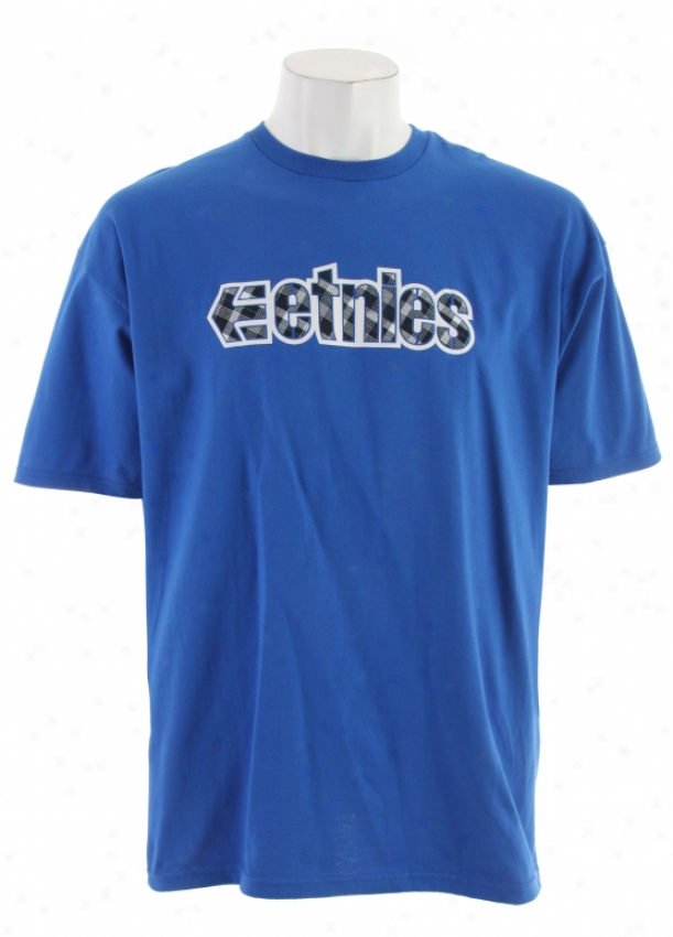 Etnies Corporate Pattern Fill T-shirt Royal