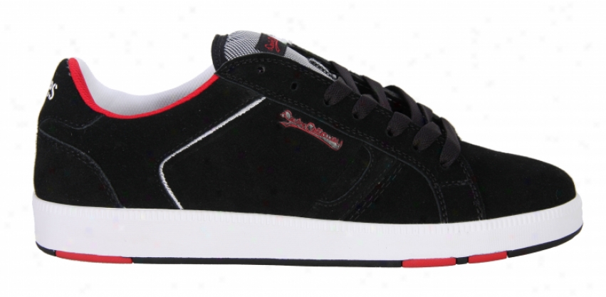 Etnies Devine Calloway Skate Shoes Black/white/red