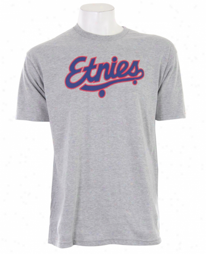 Etnies Dugout Baisc S/s T-shirt Grey/heather