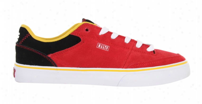 Etnies Malto Skate Shoes Red/black