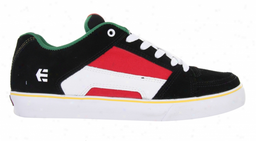 Etnies Rvl Skate Shoes Black/red/white