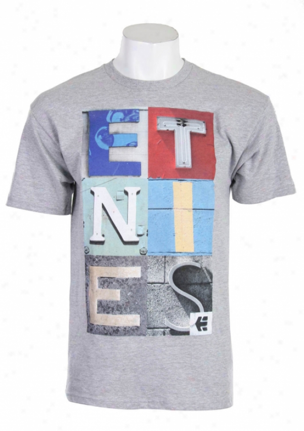 Etnies Signage Basic T-shirt Grey/heather