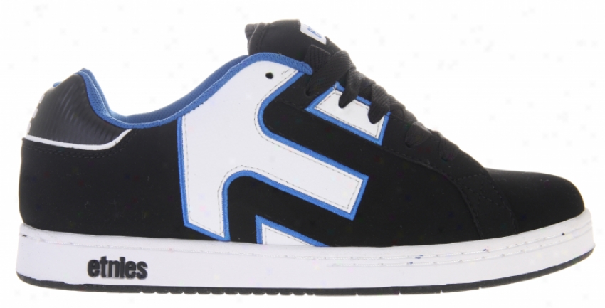 Etnies Vengeance Skate Shoes Black/blue/white