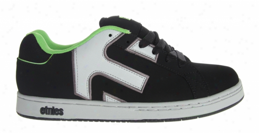 Etnies Vengence Skate Shoes Black/green