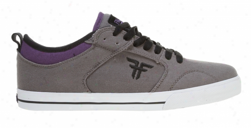 Fallen Clipper Skate Shoes Dark Grey/purple