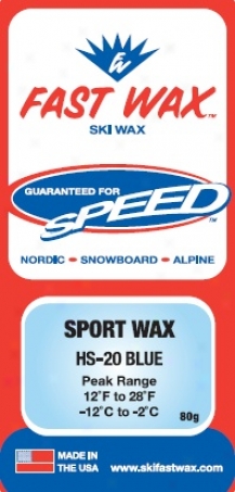 Fast Wax Hs-20 Wax Blue