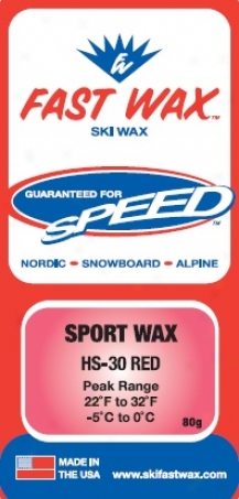 Swiftly Wax Hs-30 Wax Red