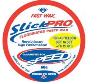 Fqst Wax Hsp-40 Slick Pro Paste Wax Yellow 60g