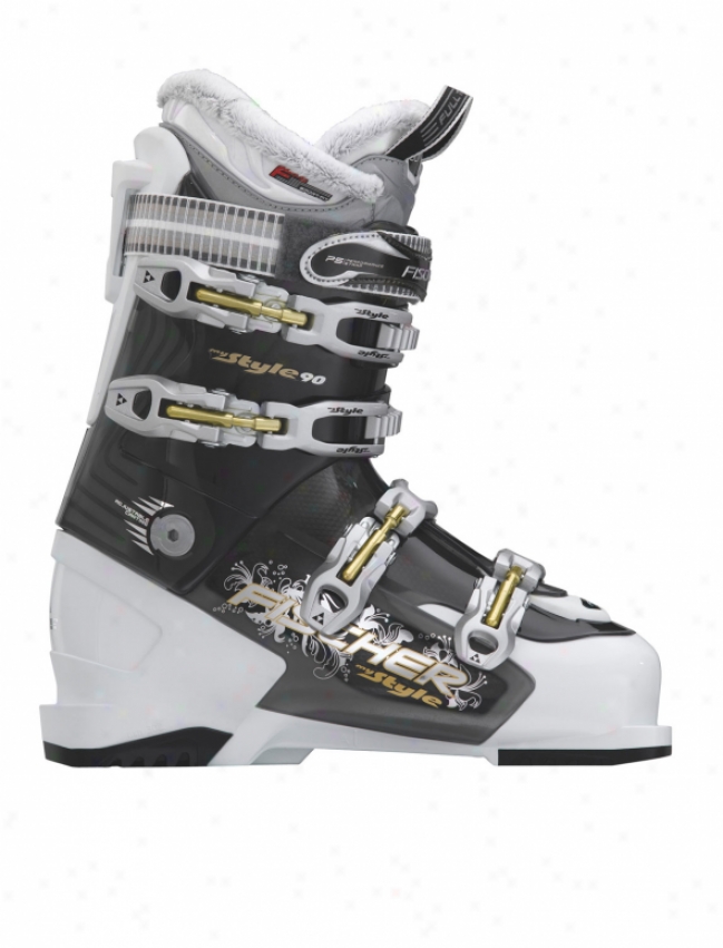 Fischer My Style 90 Ski Boots White/grey Trans