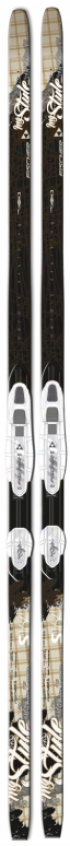 Fischer Mystique Skis W/ Fp9 Bindings Black/white