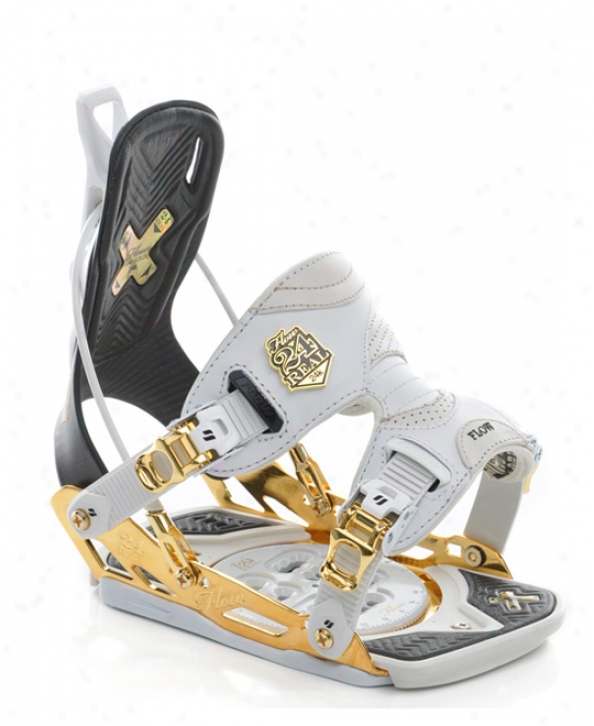 Flow 24 Real Snowboard Bindings Gold