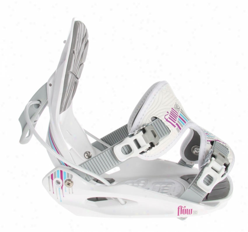 Flow Flite 2w Snowboard Bindings White