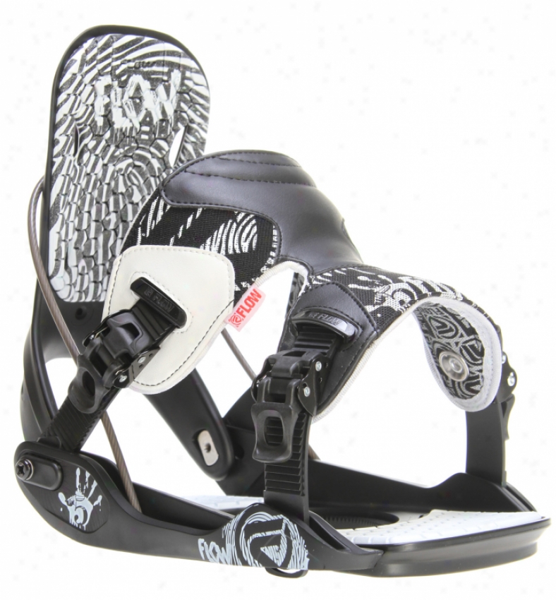 Flow The Five Snowboard Bindings Black