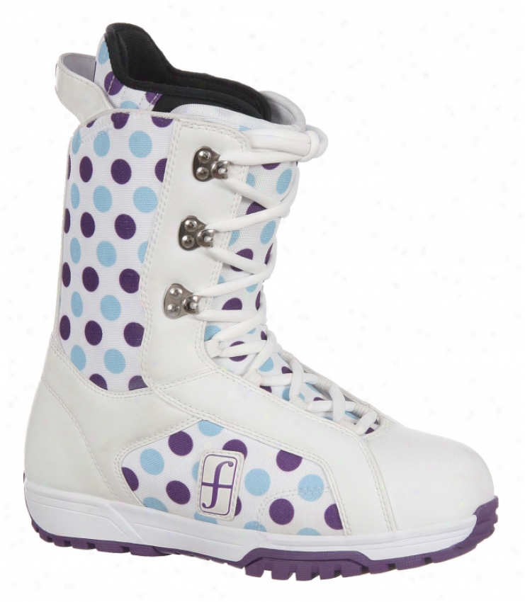 Tribunal Effluence Snowboard Boots White/polka Dot