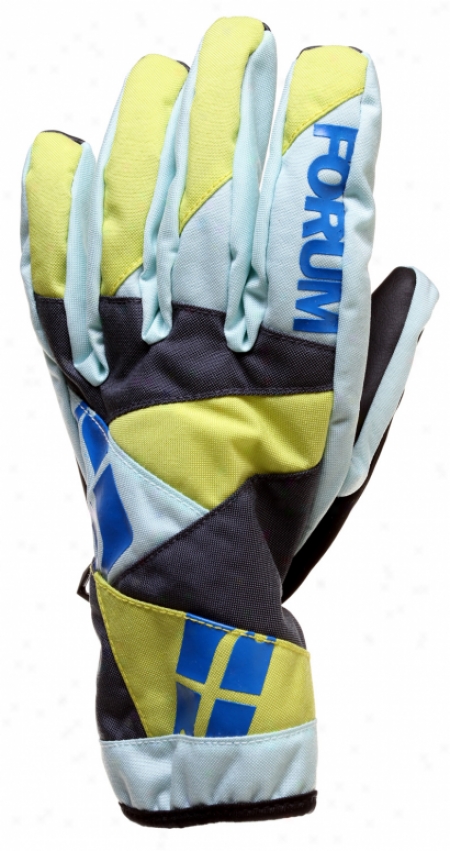 Forum Fair Snowboard Gloves Blue Pills