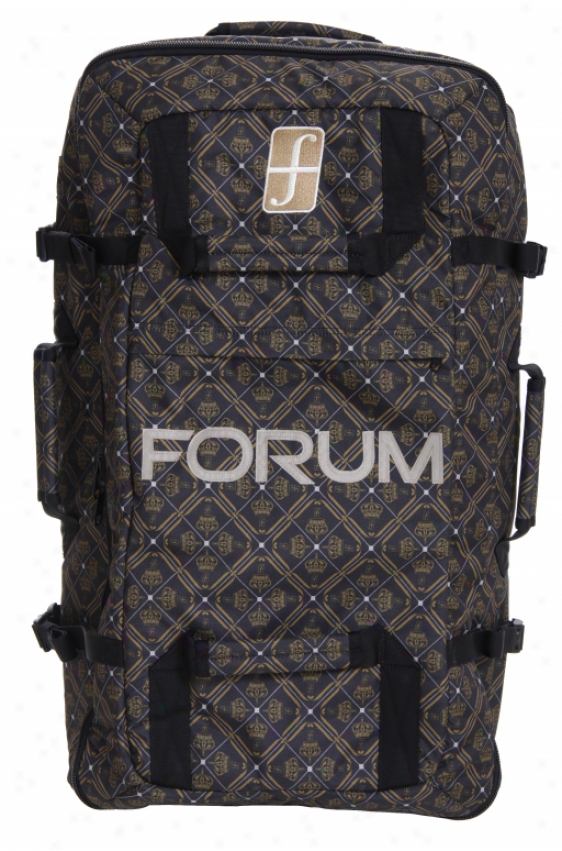 Forum Hefty Wheelie Travel Bag Grudge Black