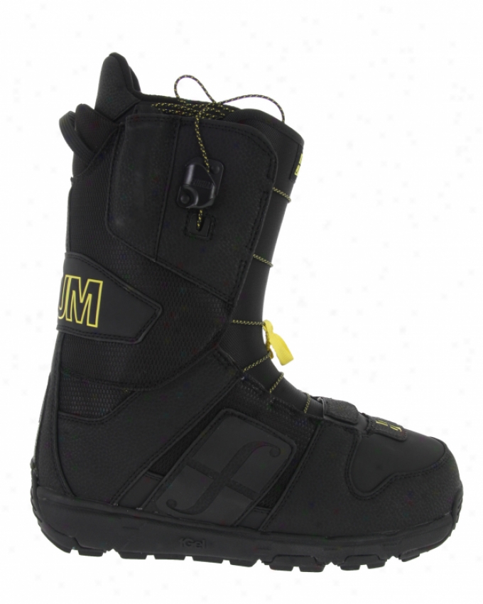 Fotum Kicker Snowboard Boots Bright Black