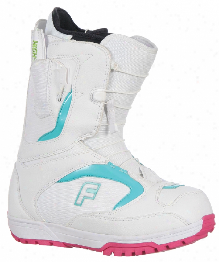 Forum League Slr Snowboard Boots White/teal
