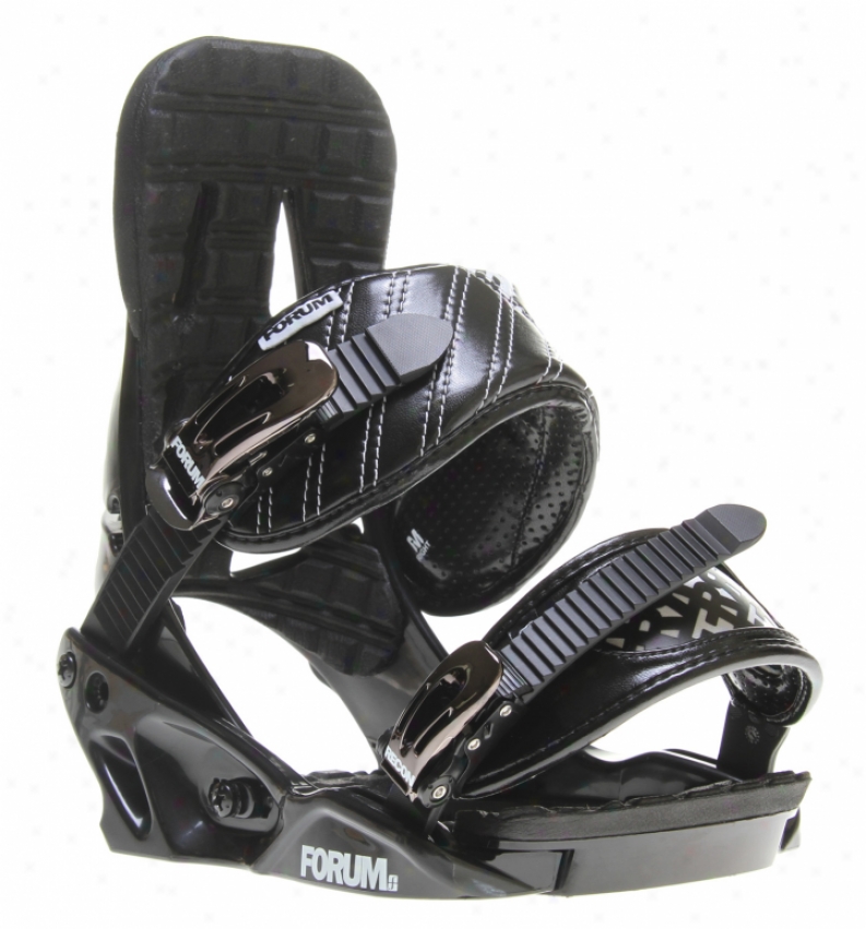 Forum Recon Snowboard Bindings Black And White