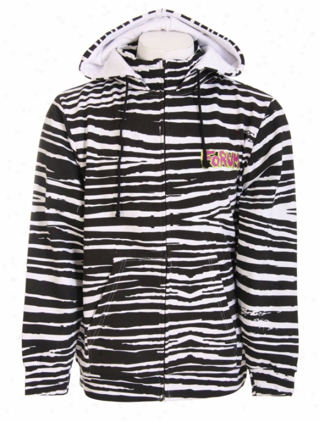 Forum Safari Full Zip Hoodie Mourning