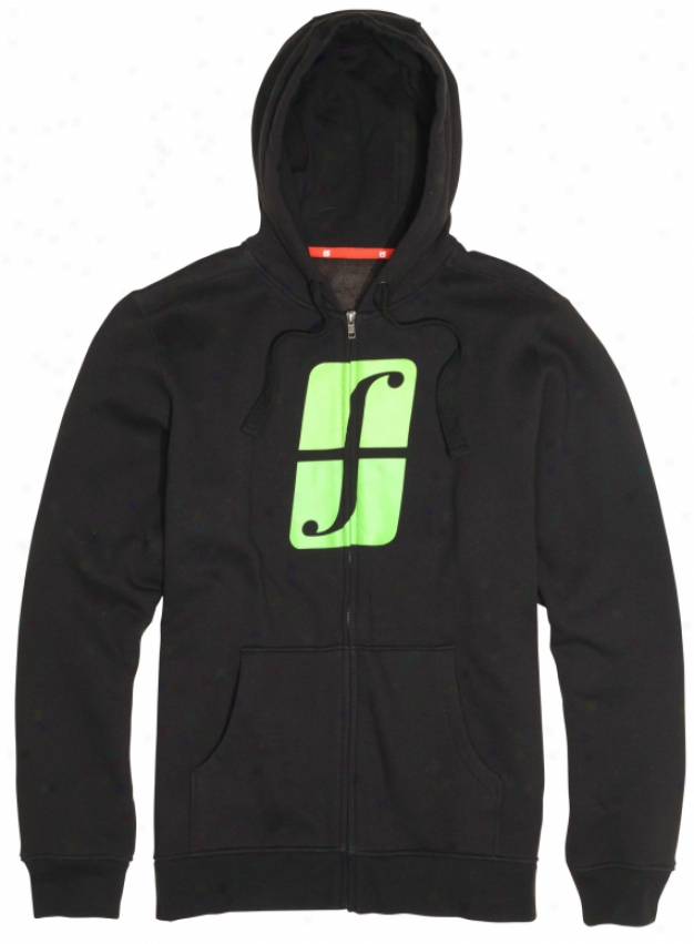 Forum Standard Icon Fullzip Hoodie Black To The Future