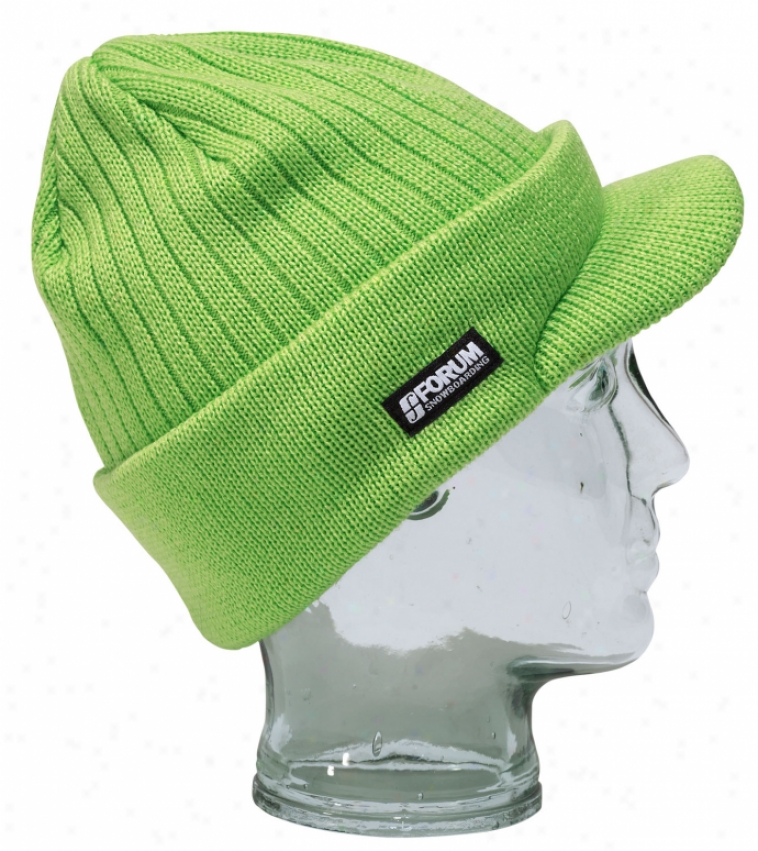 Tribunal Stripe Visor Beanie Green Mountain High