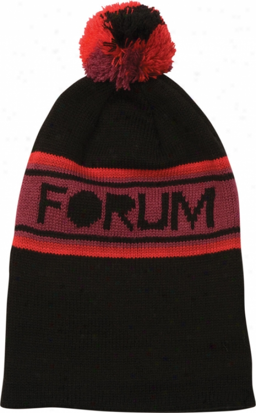 Forum Stripes Beanie Black