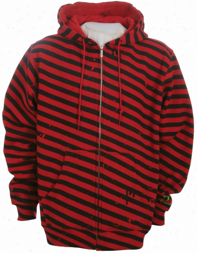 Forum Waldo Full Zip uCstom Hoodie Red