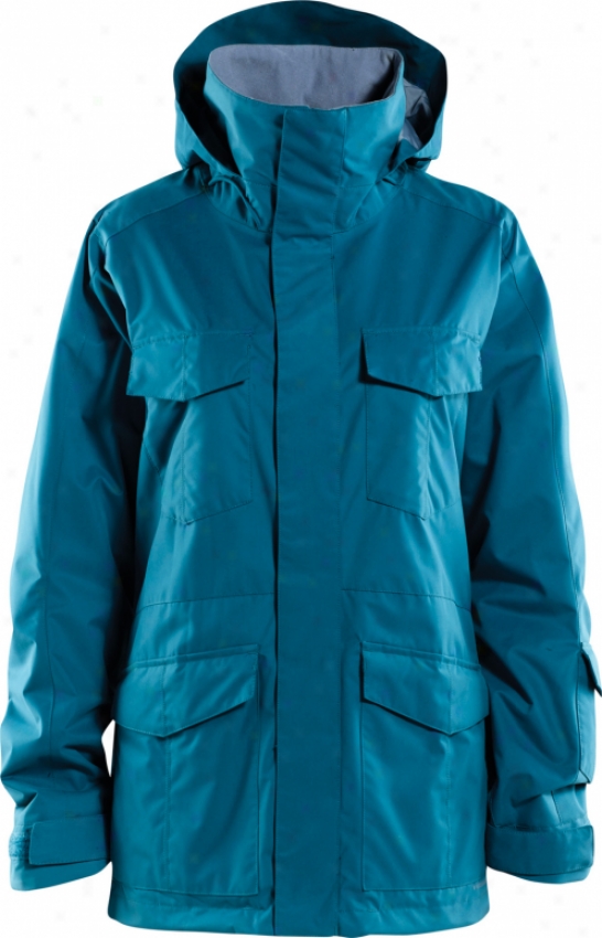 Foursquare Artisan Snowboard Jacket Blue Book