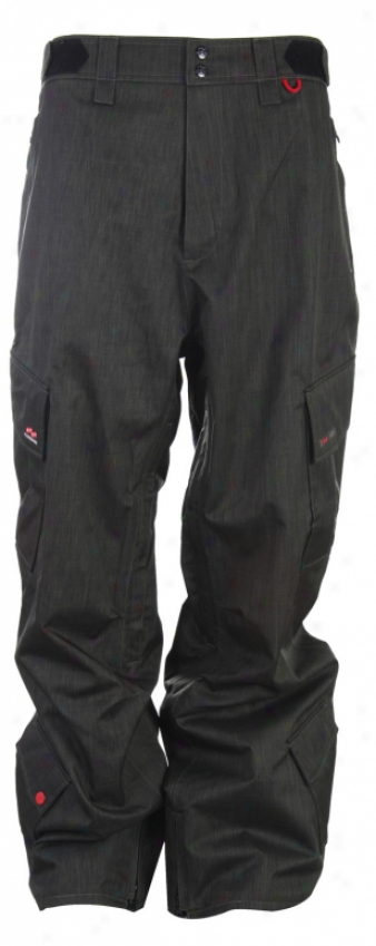 Foursquare Boswell Snowboard Pants Black Clothes Sht