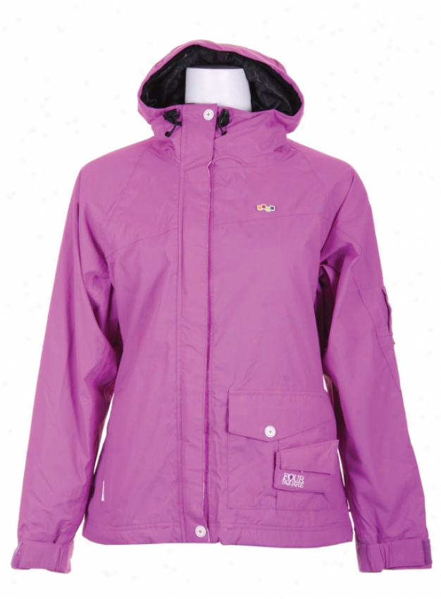 Foursquare Cl2 Tevis Snowboard Jacket Berry