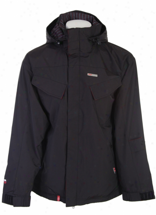 Foursquare Fabian Snowboard Jacket Black