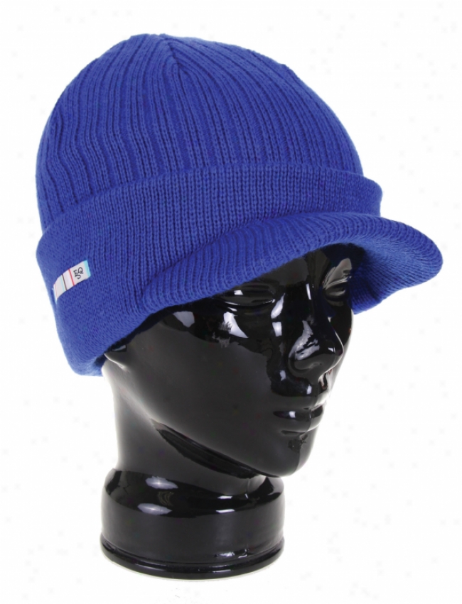 Foursquare Filled Icon Vjsor Beanie Reflux Blue
