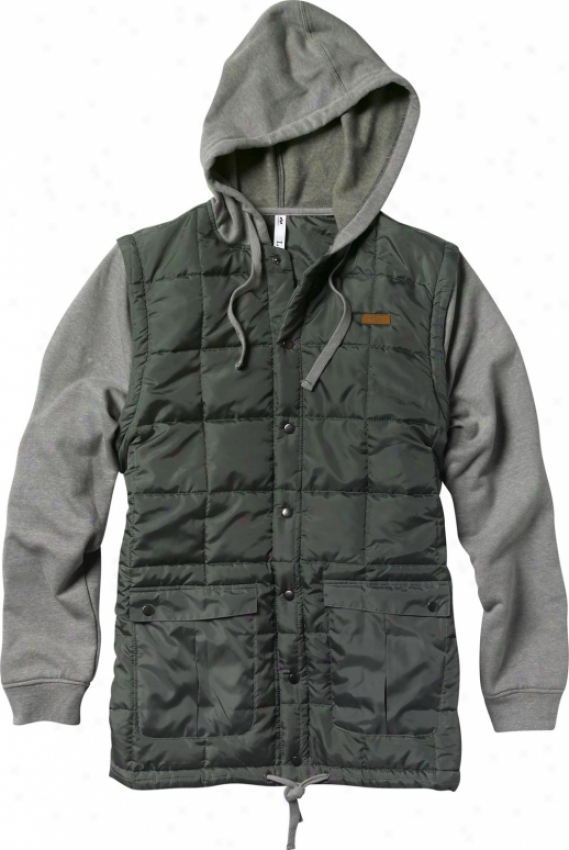 Foursquare Frame Zip Hoodie Portland Pine