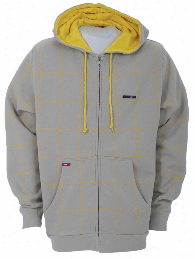 Foursquare Grid Zip Hoodie Sierra Madre Grid