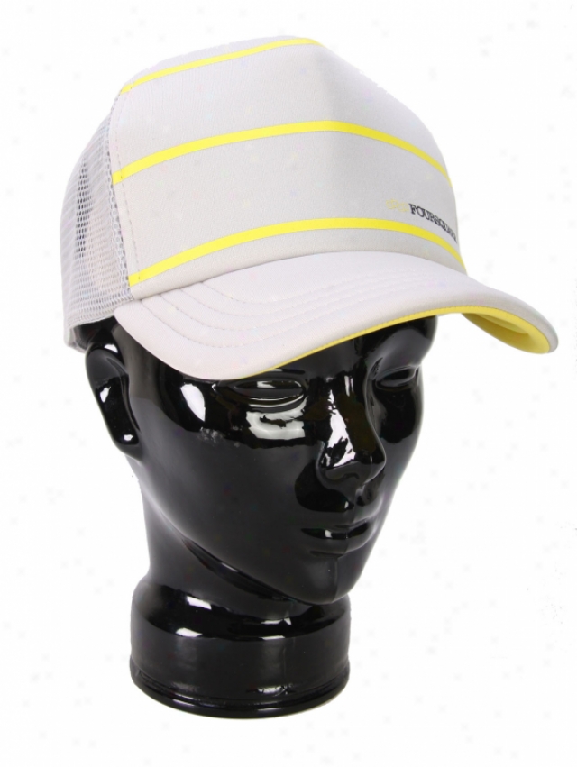 Foursquare Heathef Stripes Trucker Cap Athletic Hther Strp