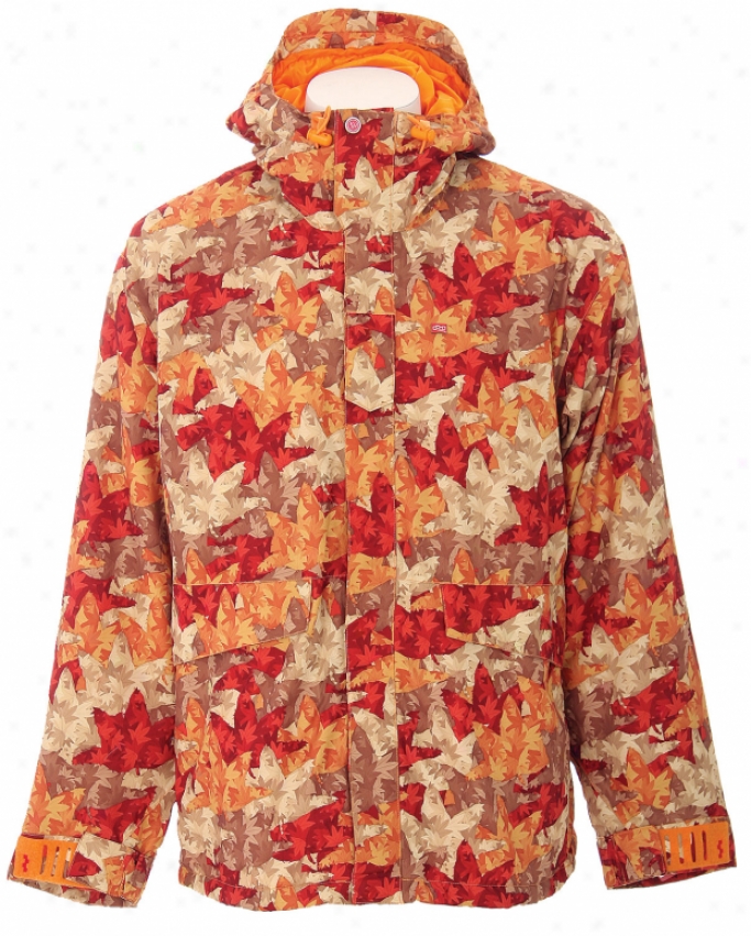 Foursquare I6 Coco Snowboard Jacket Fall Leaves