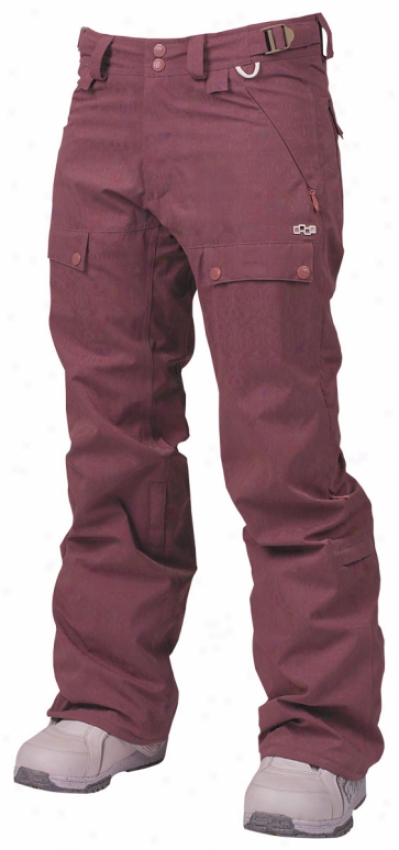 Foursquare Kim Snowboard Pants Lilas Jacquard