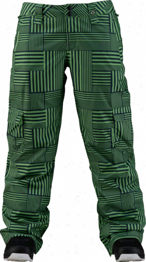 Foursquare Meghan Snowboard Pants Gridlock Leaf