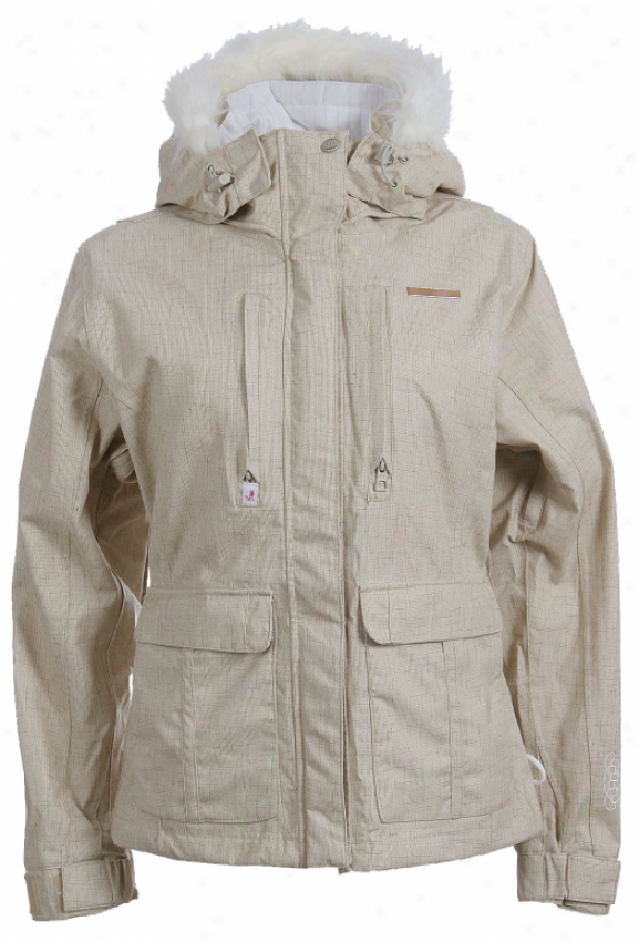 Foursquare Peterson Snowboard Jacket Sandstone Hatch