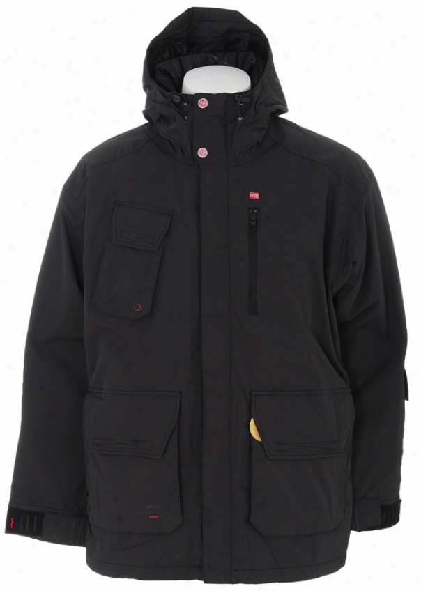 Foursquuare Pj Snowboard Jacket Black