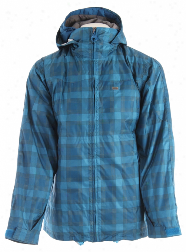 Foursquare Planner Snpwboard Jacket Air Spectrum Plaid