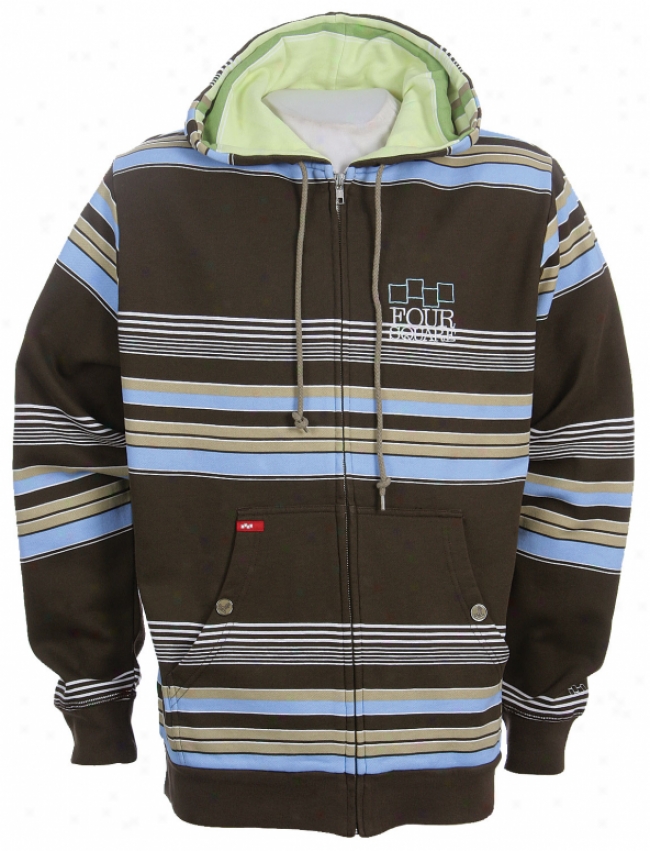 Foursquare Polo Stripe Hoodie Bear Rug Polo