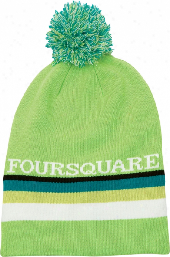 Foursquuaare Rope Tow Beanie Green Light