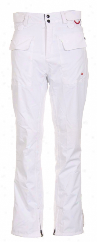 Foursquare S4 Smith Snowboard Pants White