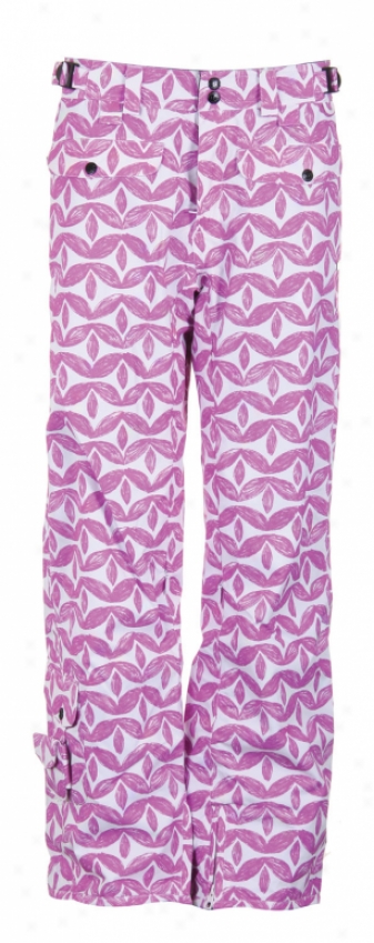 Foursquare Sammoff Snowboard Pants Berry Biggie Dots