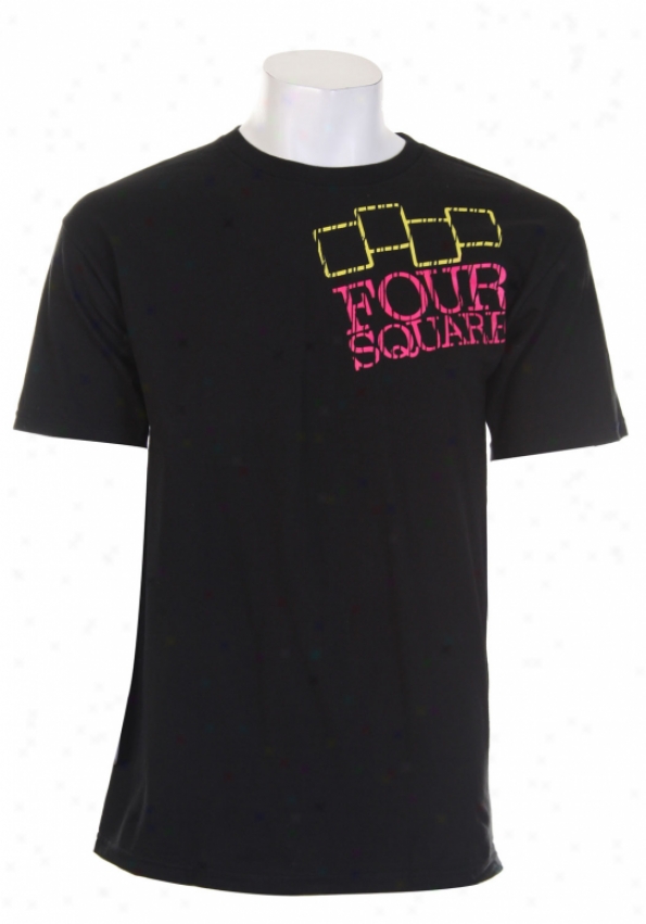 Foursquare Tree Knockout T-shirt Black